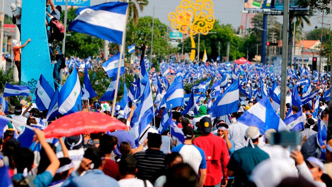 CNNE 522853 - asi fueron las marchas de gobierno y oposicion en nicaragua