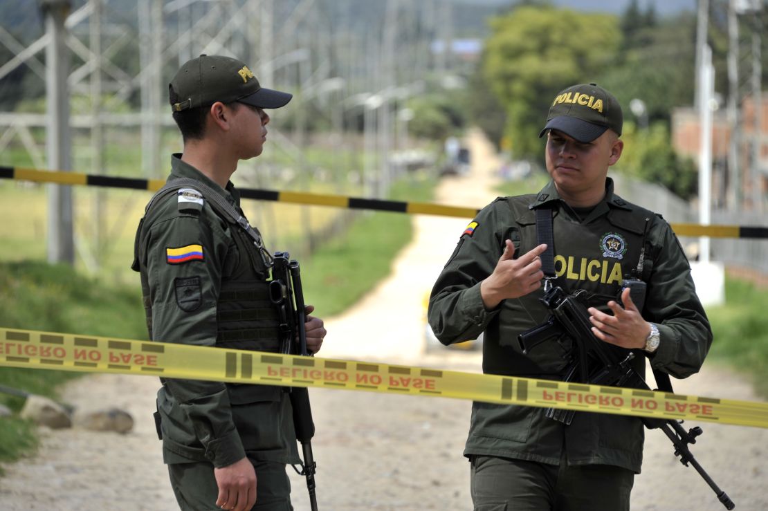 Dos policías de Colombia en una imagen de archivo.