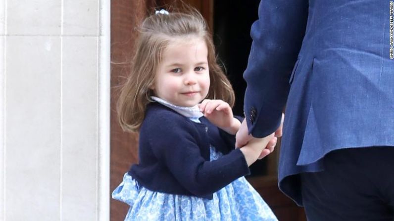 7. CHARLOTTE. La princesa Carlota (Charlotte), hija del príncipe Guillermo y Catalina, duquesa de Cambridge.