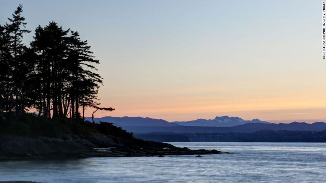 Isla Gabriola en British Columbia, donde se descubrió el pie desmembrado más reciente.