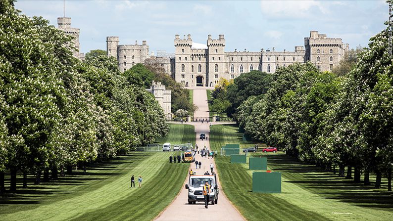 El castillo de Windsor es el sitio elegido para la ceremonia de la boda y la recepción de la tarde.