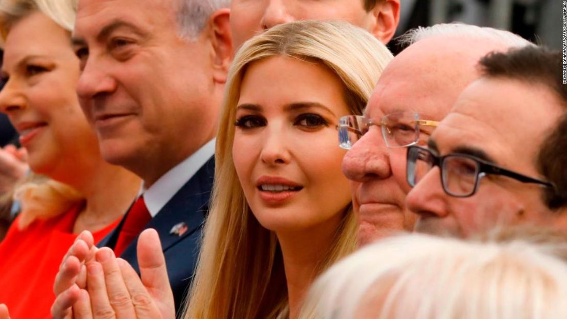 Ivanka Trump, en la inauguración de la embajada de Estados Unidos en Jerusalén