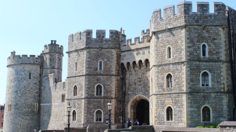 Muralla exterior del Castillo de Windsor.