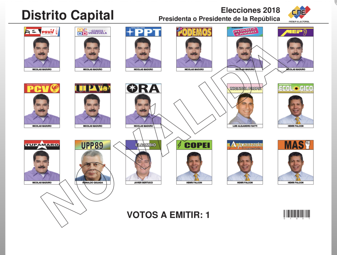 CNNE 524621 - tarjeton elecciones venezuela presidente