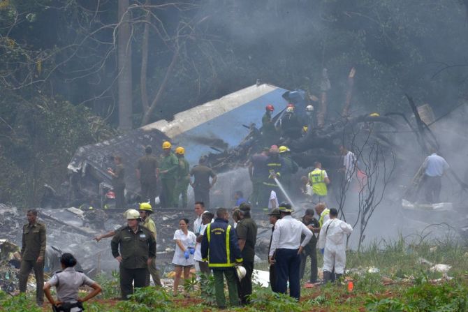 El vuelo era doméstico y se dirigía de La Habana a Holguín, a 744 km de La Habana.