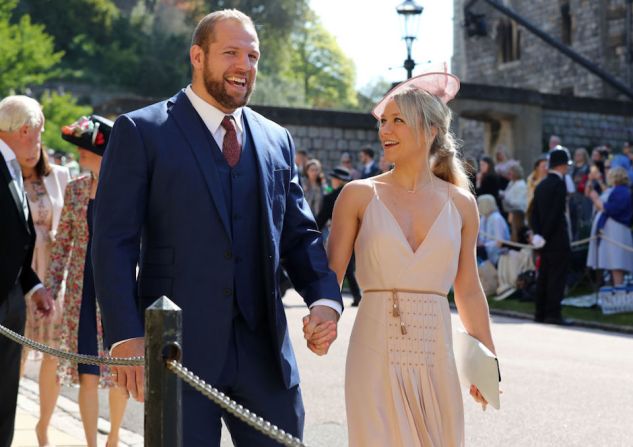 James Haskell y Chloe Madeley.