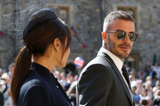 David Beckham y Victoria Beckham.