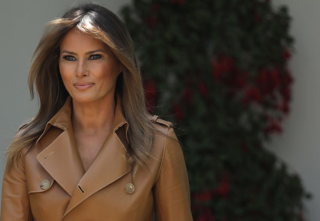 Primera dama de Estados Unidos, Melania Trump, en una imagen de archivo.