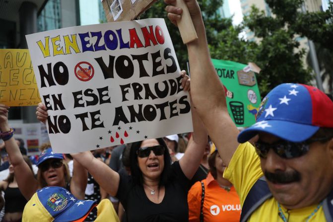 Fotos Protestan En Varios Países Contra Las Elecciones En Venezuela Cnn 8442