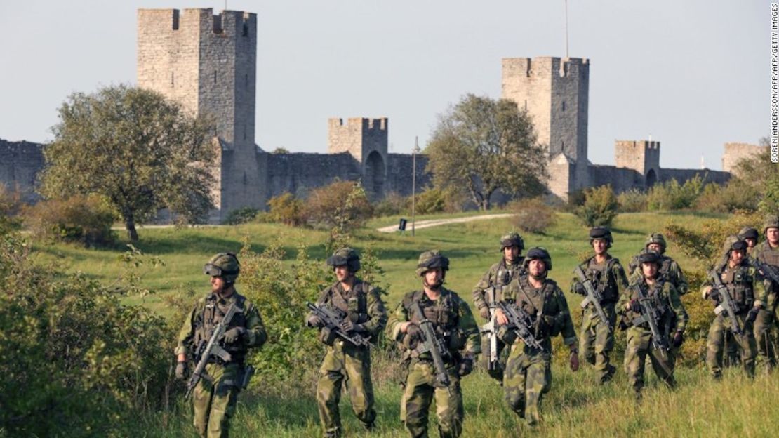 La isla de Gotland en el mar Báltico es una vez más el hogar de una presencia militar del ejército sueco.