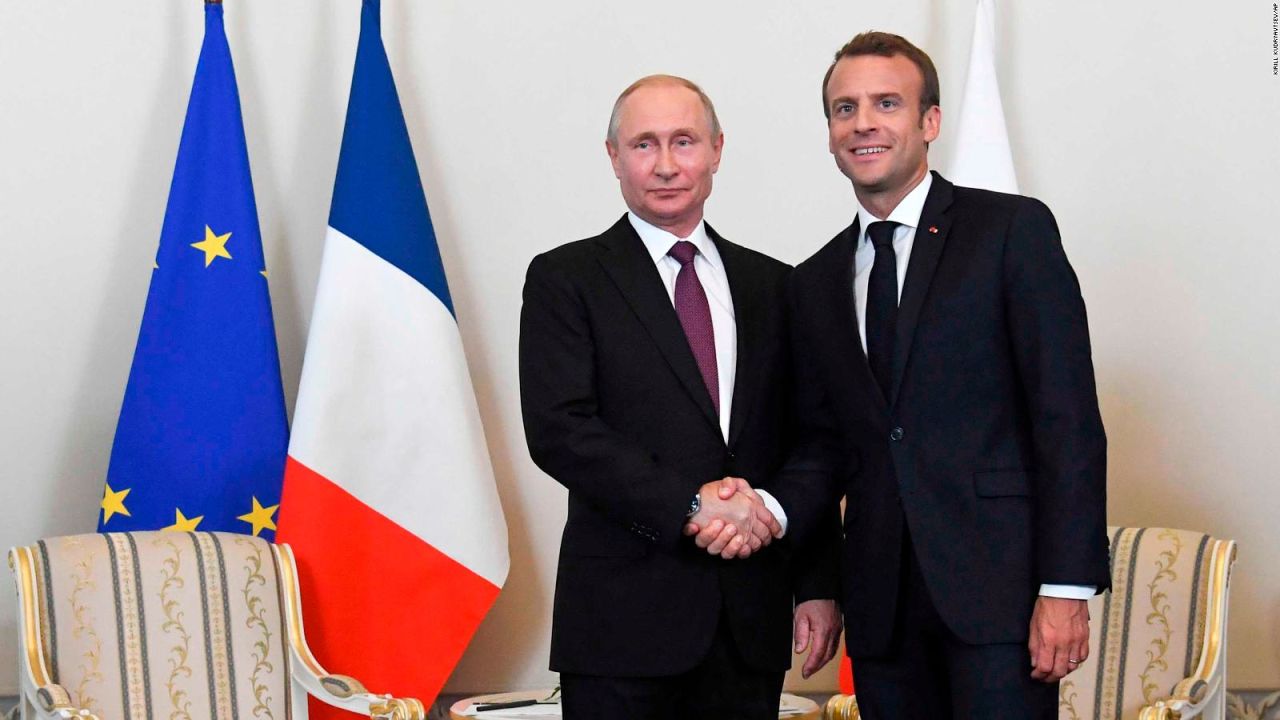 CNNE 527453 - asi fue el encuentro de putin y macron