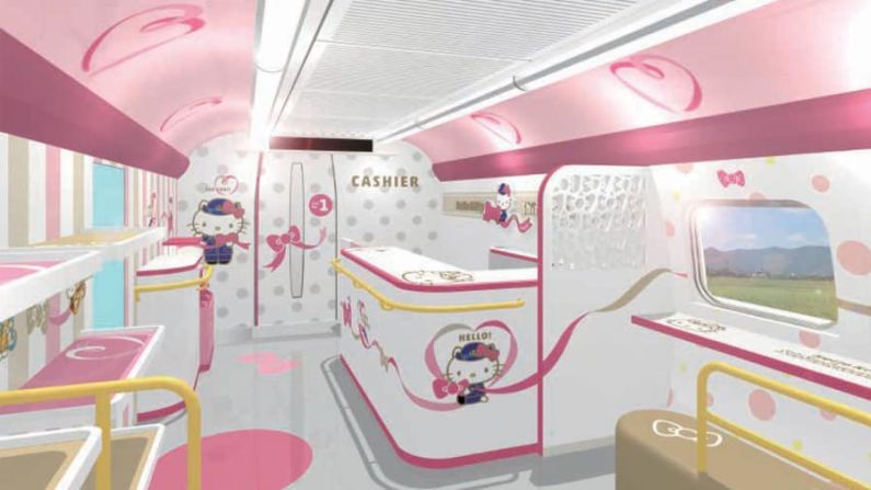 Hello Kitty Shinkansen: el operador del tren japonés Shinkasen, West Japan Railway Co. Ltd., ha presentado el diseño de su nuevo tren bala Hello Kitty Shinkansen. El tren comenzará a operar el 30 de junio.