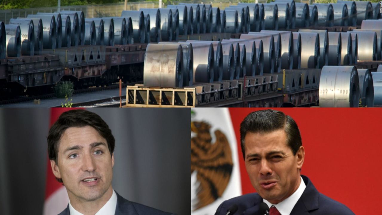 CNNE 529480 - trudeau y pena nieto rechazan los aranceles de trump