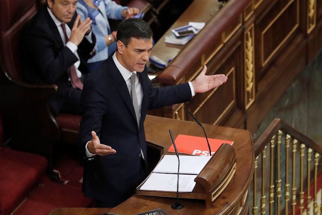 Pedro Sánchez, líder del Partido Socialista Obrero Español.