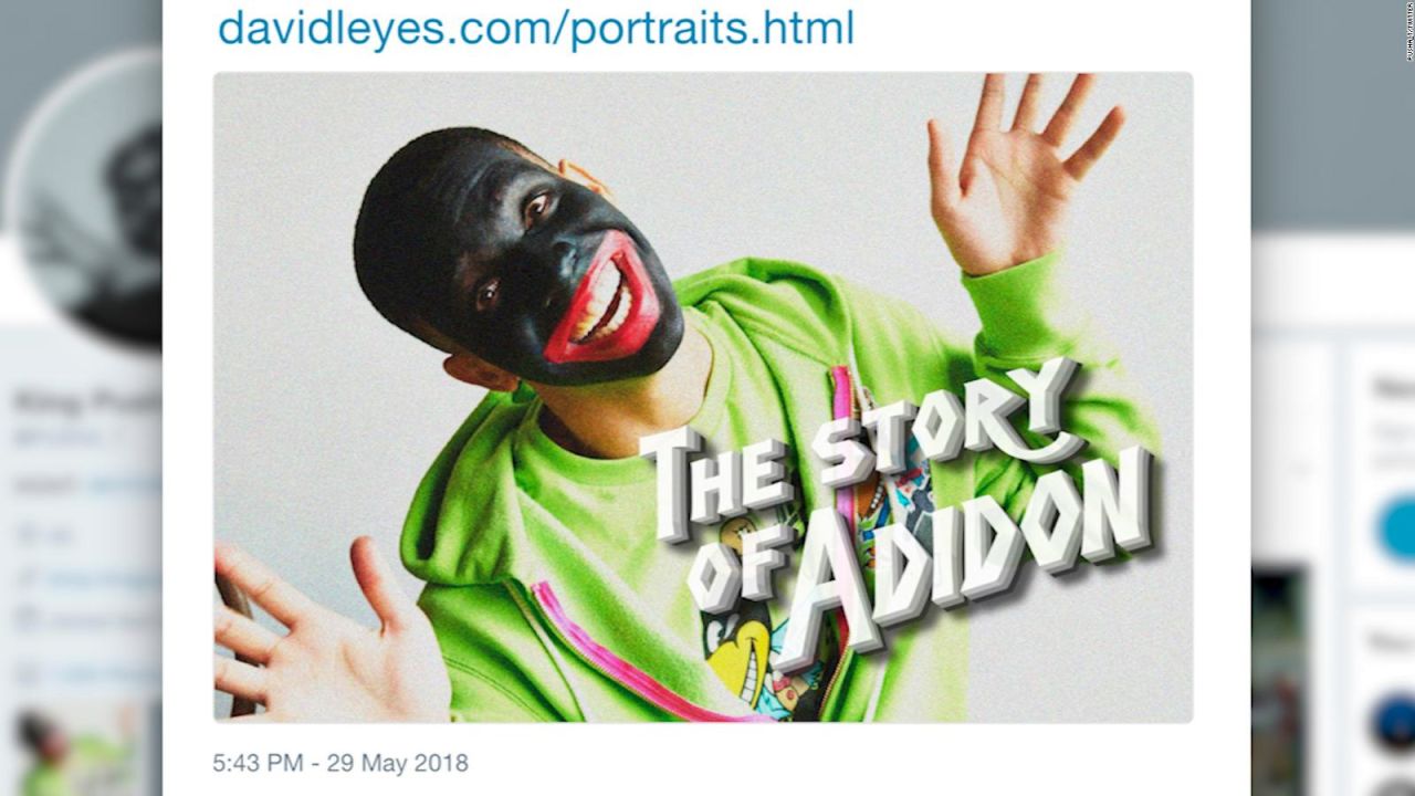 CNNE 529815 - drake explico su foto con la cara pintada de negro