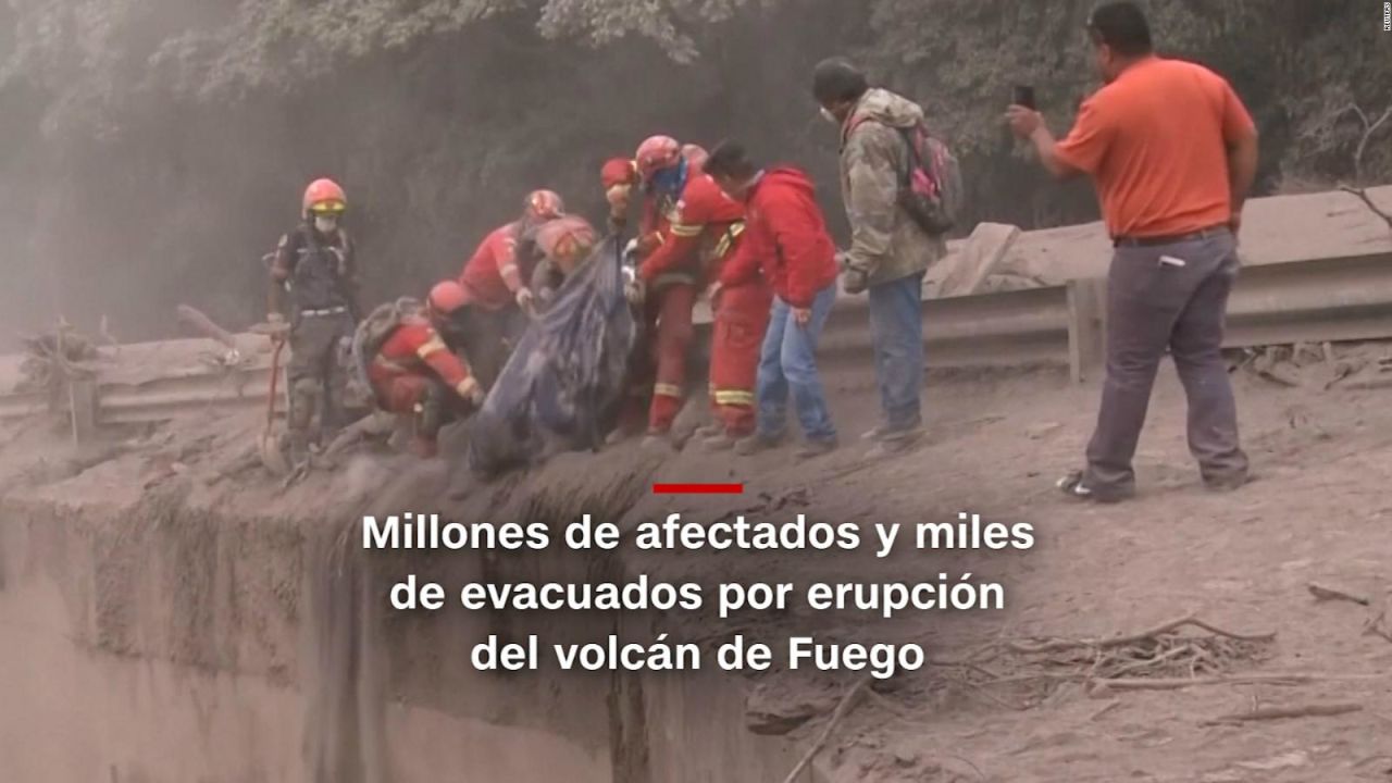 CNNE 530672 - #minutocnn- millones de afectados por erupcion del volcan de fuego