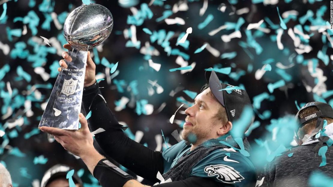 Los Eagles de Filadelfia ganaron el Super Bowl en febrero de 2018.