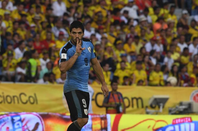 Luis Suárez (Uruguay). Posición: delantero. Valor de mercado: 140,731 millones de dólares.