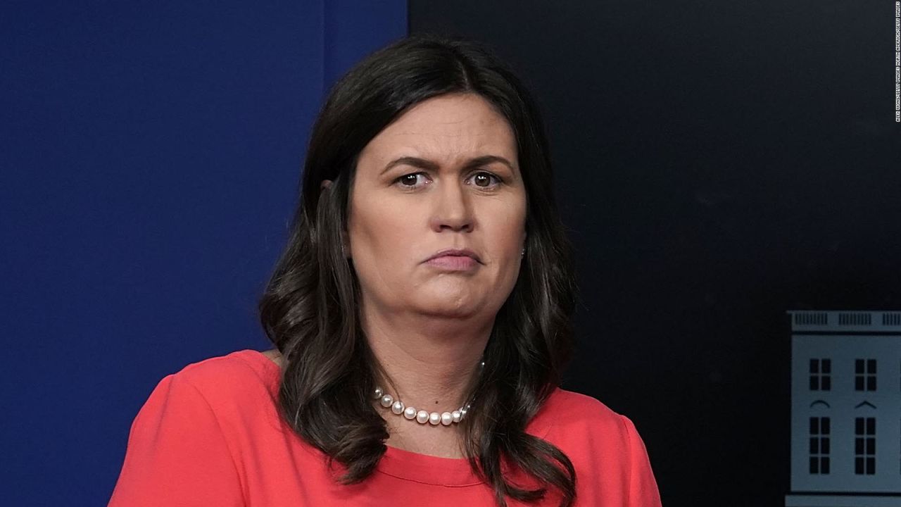 CNNE 531054 - el regano de sarah sanders a los periodistas en la casa blanca