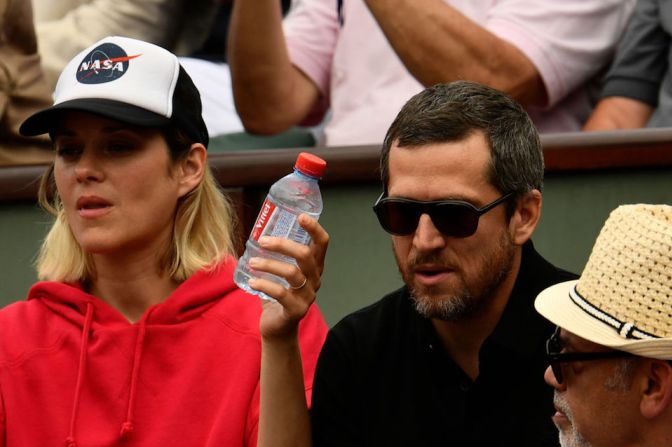 La actriz francesa Marion Cotillard y el actor Guillaume Canet.