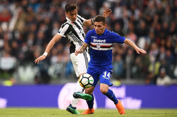 Los más liviano | 5. Lucas Torreira (Uruguay). Mediocampista del UC Sampdoria (Italia). Tiene 22 años, mide Altura: 1,68 metros y pesa 61 kilos.