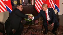 CNNE 533033 - lo que dijeron trump y kim tras conocerse por primera vez