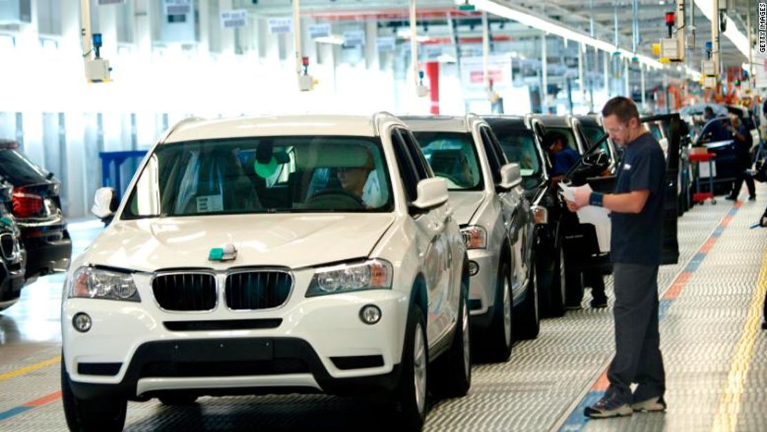 Fábrica de BMW en Estados Unidos.