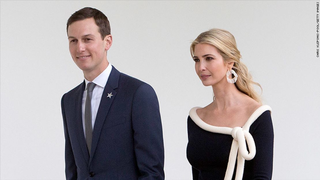 Ivanka Trump y Jared Kushner, hija, yerno y asesores principales de Donald Trump.