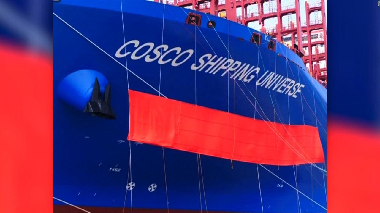 CNNE 533260 - #eldatodehoy- china construye uno de los barcos de carga mas grandes del mundo