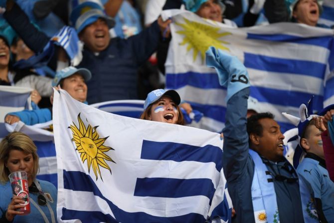 Uruguay fue la primera nación latinoamericana en jugar en Rusia 2018.