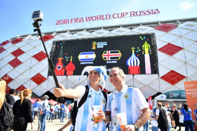 Argentina-Islandia fue el segundo partido de la jornada del sábado.