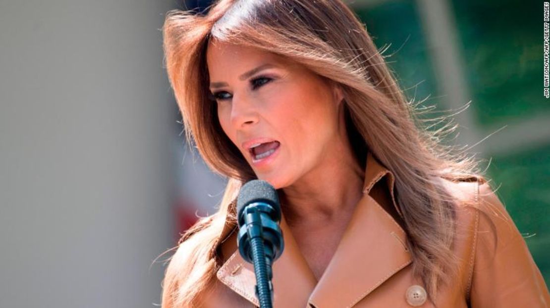 Melania Trump, primera dama de Estados Unidos.