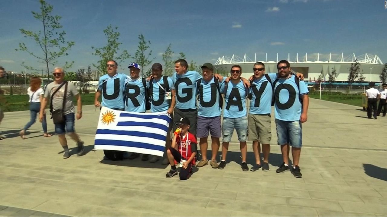 CNNE 535978 - #laimagendeldia- celebracion de uruguay en la copa del mundo