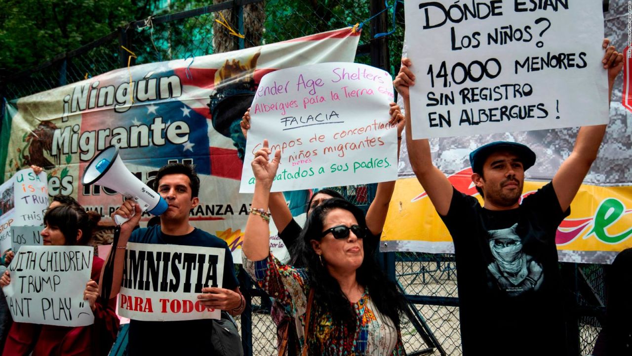 CNNE 536565 - protestan ante embajada de ee-uu- contra "tolerancia cero" a inmigrantes