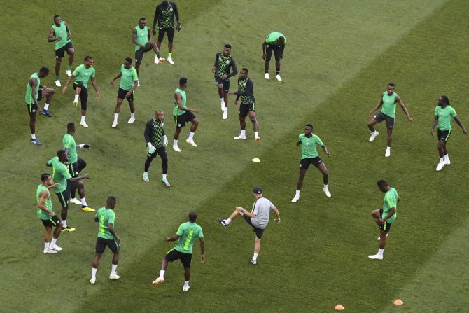 Nigeria perdió 2-0 su primer encuentro contra Croacia el 16 de junio en Kalinigrado. Ahora llega para recuperar tres puntos y sobrevivir en el Grupo D.