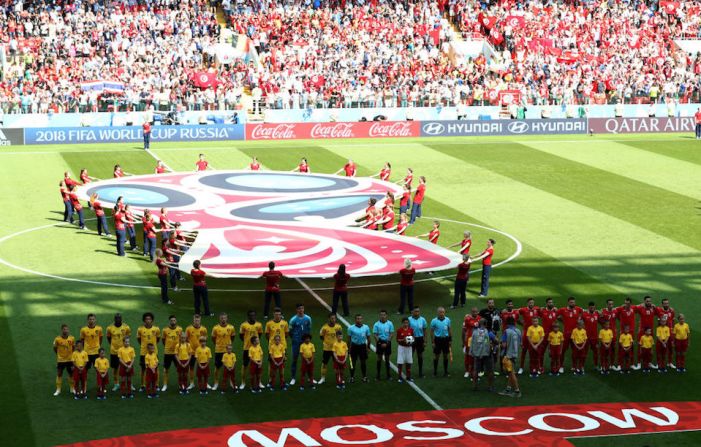 La jornada del sábado abrió con el partido Bélgica-Túnez.