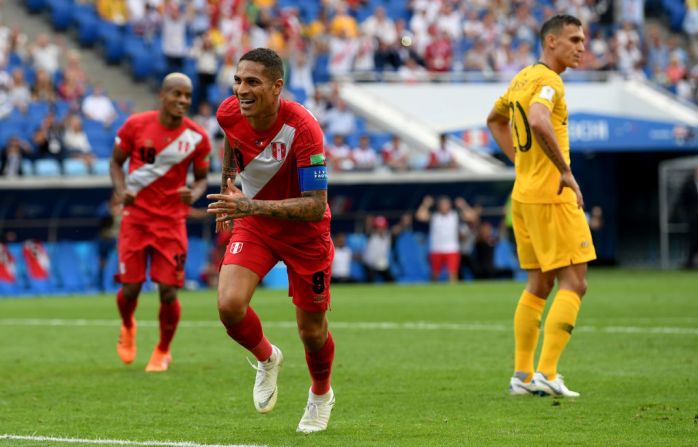 Segundo gol de Perú ante Australia