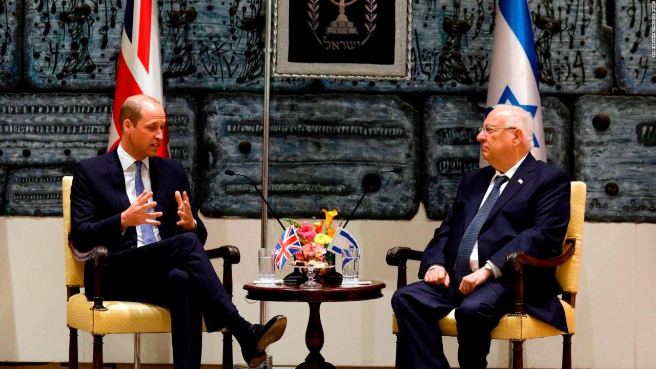 CNNE 537740 - primera visita de un miembro de la familia real britanica a israel