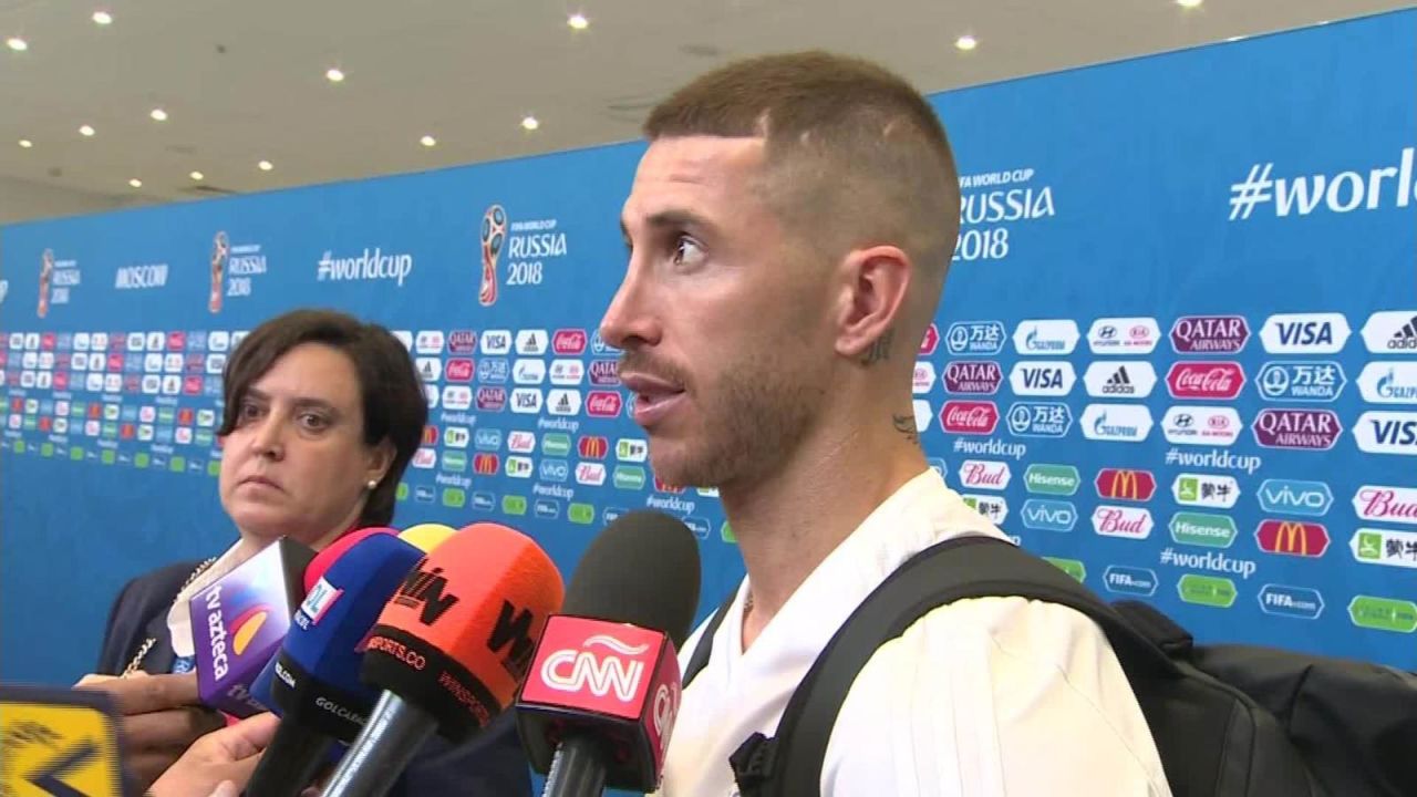 CNNE 539709 - sergio ramos- "nos vamos con la cabeza bien alta"