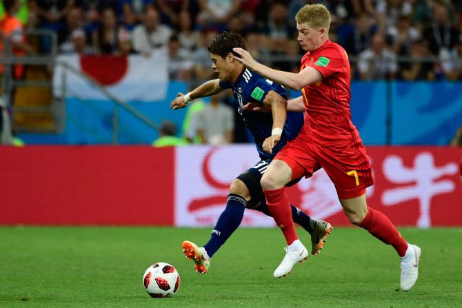 El ganador del partido entre Bélgica y Japón se enfrentará a Brasil en cuartos de final.