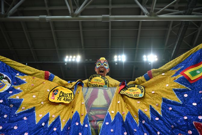 "Energía solar" para el equipo de Colombia antes de su partido contra Inglaterra.