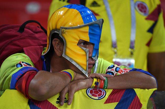 Los hinchas colombianos quedaron tristes, pero los jugadores se fueron como gladiadores.