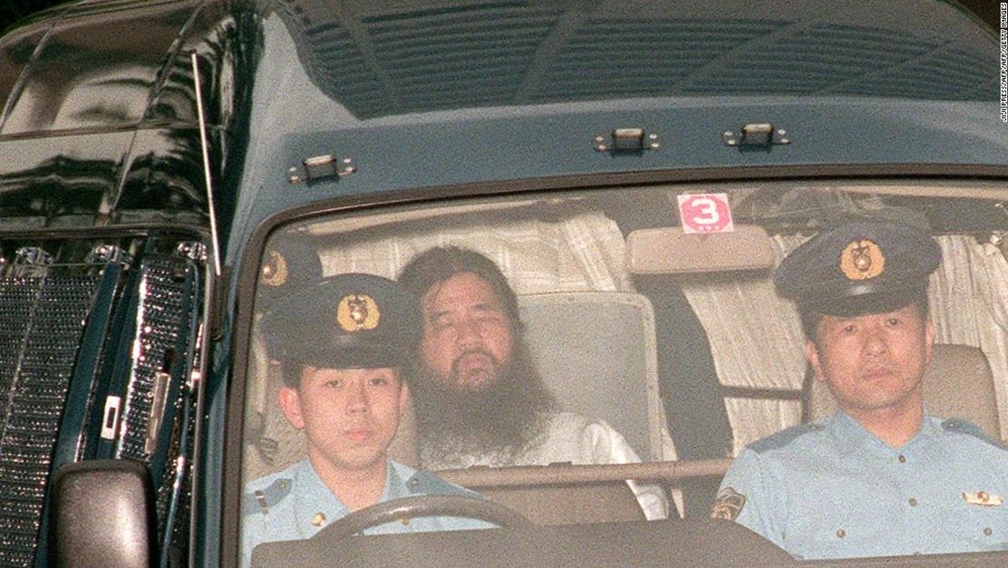 El líder del culto Aum Shinrikyo fue ejecutado en julio de 2018 por su responsabilidad en el ataque con sarín en 1995.