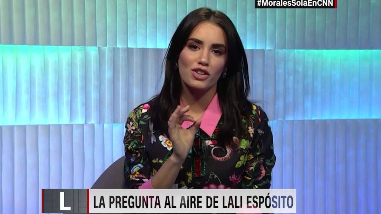 CNNE 544134 - #lapreguntaalaire de lali esposito a morales sola