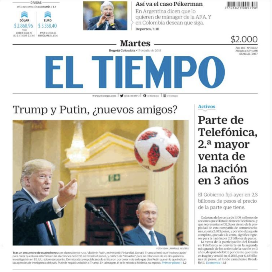 CNNE 545007 - periodicos trump putin reunion4