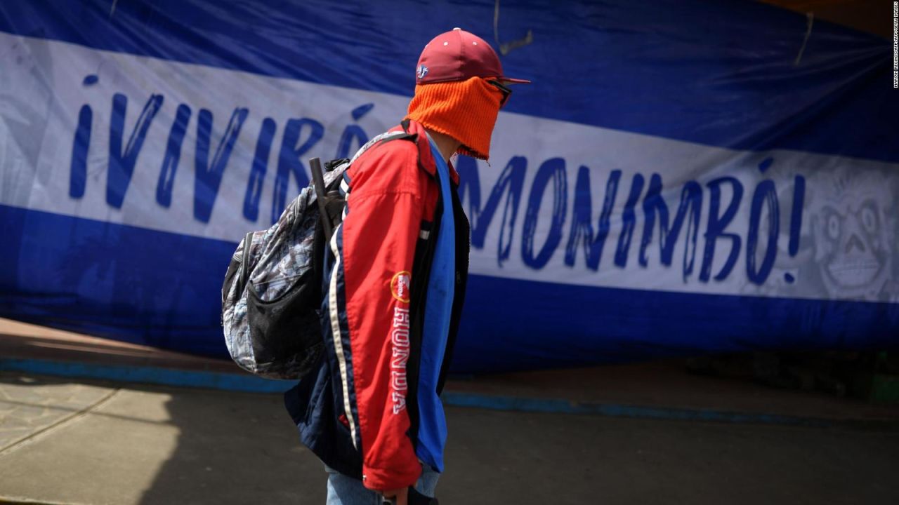 CNNE 545346 - joven manifestante en nicaragua- "nos estan cazando los paramilitares del gobierno"