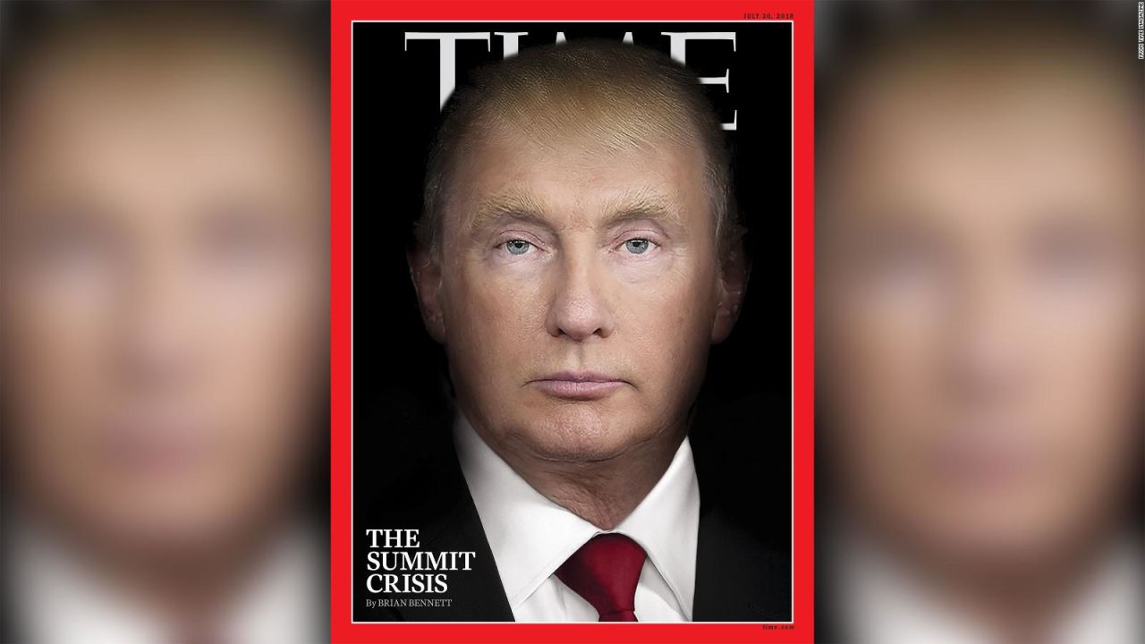 CNNE 545750 - combinan el rostro de trump y putin para la portada time