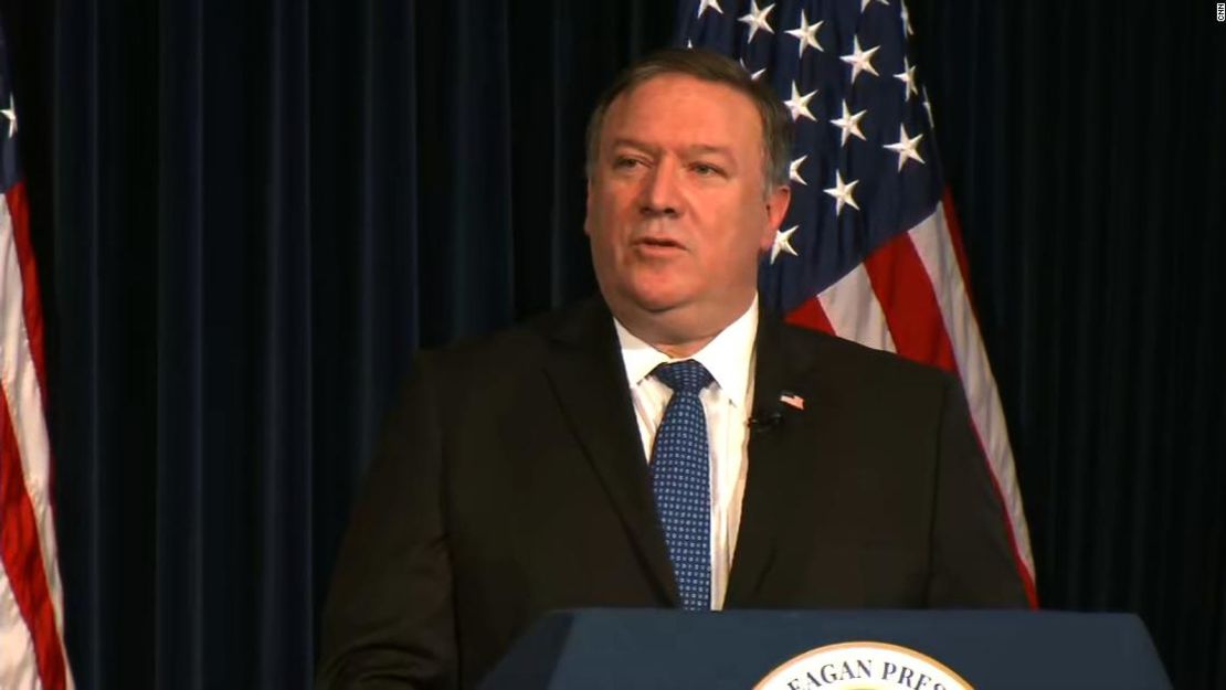 El secretario de Estado de Estados Unidos, Mike Pompeo.