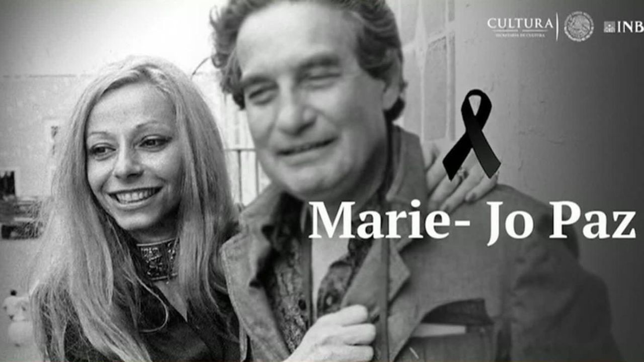 CNNE 547857 - muere marie-jo, viuda de octavio paz