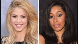 CNNE 548557 - cardi b aprovecha su papel de madre y shakira estrena video